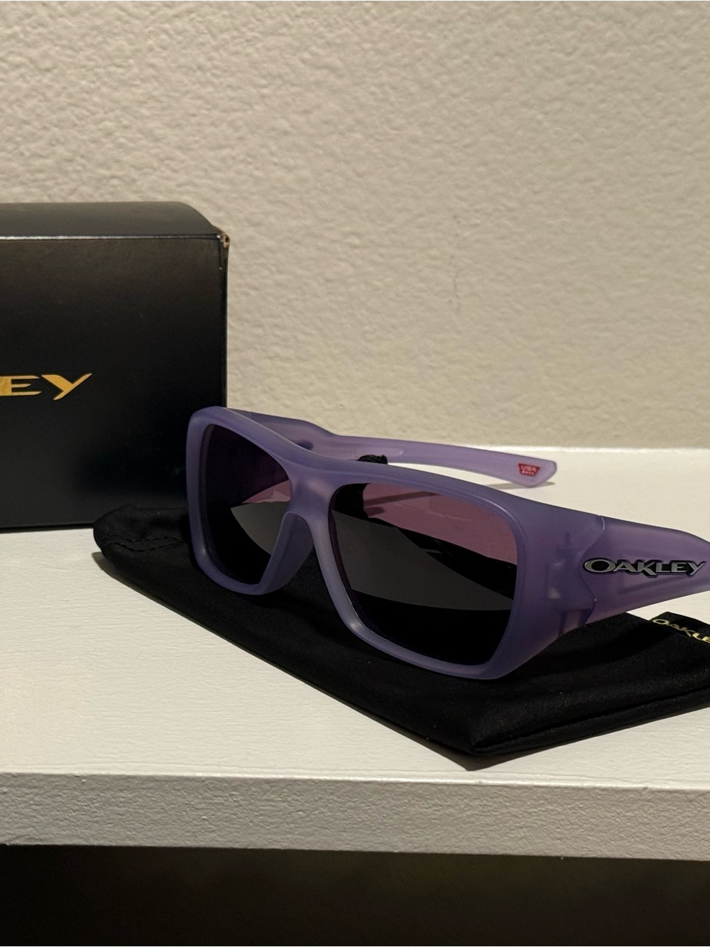 Oakley Chaminade Matte Purple Glasses with Prizm Indigo Lens